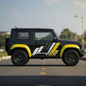 hasil nano coating di tempat detailing suzuki jimny bandung