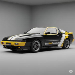 Nano Ceramic Coating Mitsubishi Starion Di Bandung glossy finish
