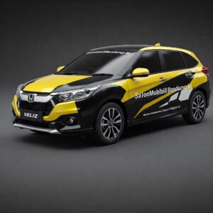Hasil akhir Nano Ceramic Coating Honda Veloz Bandung berkilau