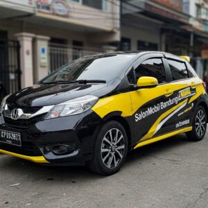 Hasil akhir Nano Ceramic Coating Honda Yaris Bandung berkilau