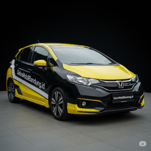 Close-up lapisan nano ceramic pada Honda Jazz