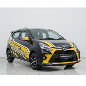 Close-up lapisan Nano Ceramic pada Toyota Agya