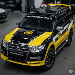 7 Rahasia Nano Ceramic Pajero di Bandung yang Terbukti Powerful! 1 Tampilan kilap cat Pajero setelah nano ceramic di Bandung