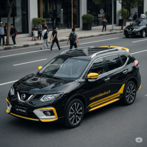 Hasil akhir kilap cat Xtrail setelah nano ceramic di Bandung