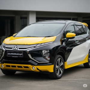 Hasil akhir kilap cat Xpander setelah nano ceramic di Bandung