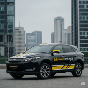 Proses aplikasi Nano Ceramic pada Toyota Harrier di Bandung
