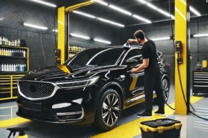 Mobil berkilau di Salon Mobil Bandung dengan layanan detailing profesional