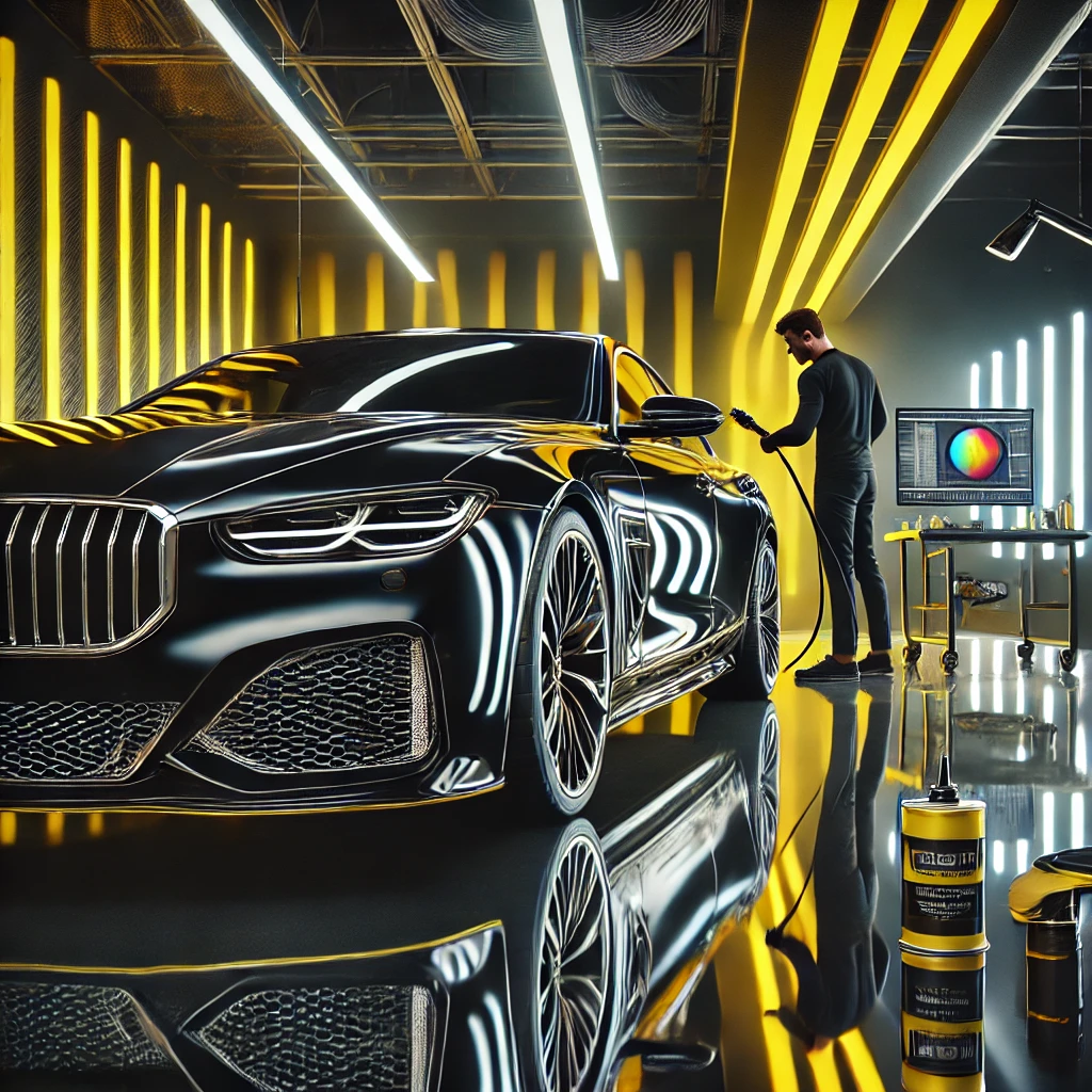 Lapisan nano engineered coating pada permukaan mobil mewah
