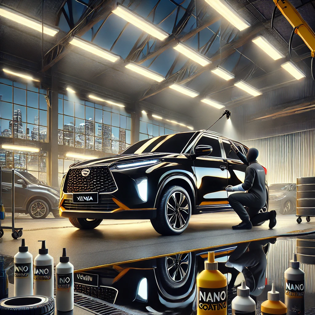 Auto detailing mobil Xenia di Bandung dengan layanan detailing dan nano coating untuk menjaga tampilan mobil tetap bersih dan berkilau.