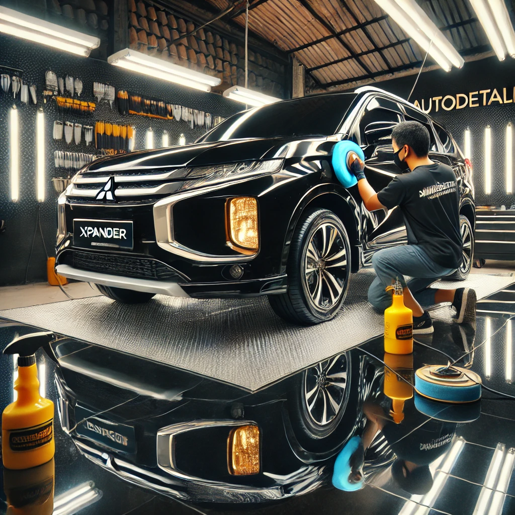 AutoDetailing Mitsubishi Xpander Cross di Bandung – Mobil lebih kinclong, bersih, dan terlindungi dari jamur serta baret halus.
