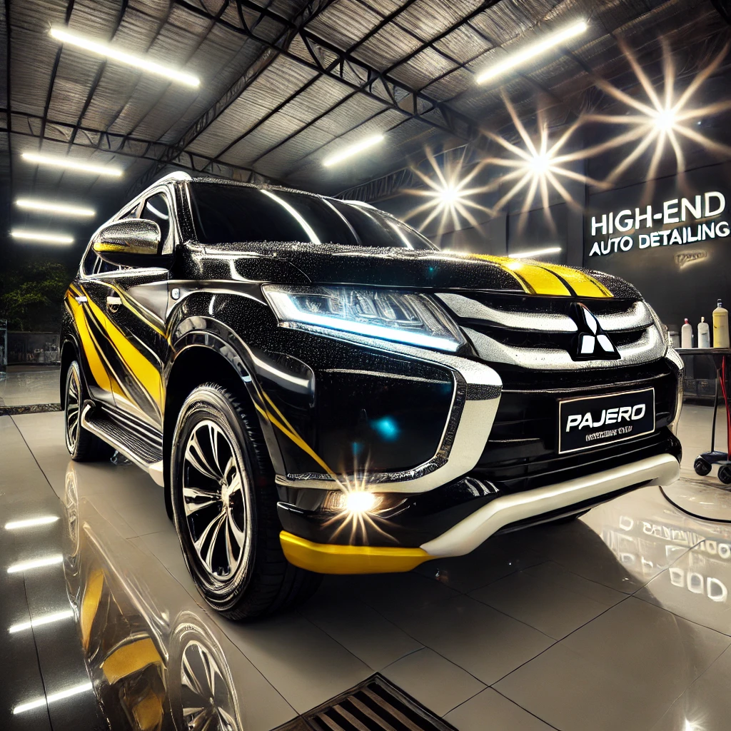 AutoDetailing Mitsubishi Pajero Sport – SUV Kinclong & Perlindungan Maksimal