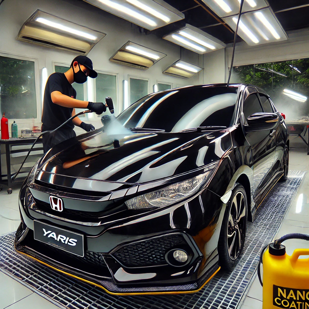 Nano Coating Honda Yaris di Bandung – Kilap Maksimal, Perlindungan Total!