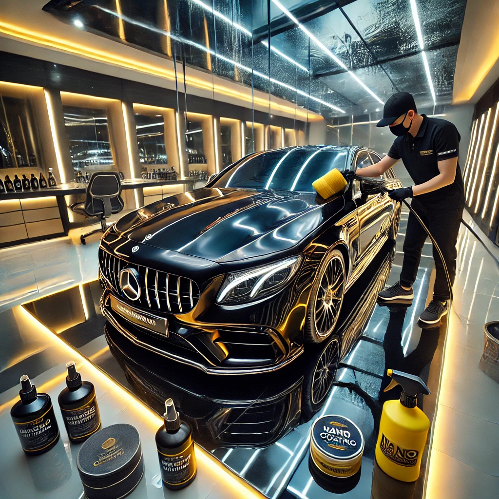 Nano Coating Mercedes-Benz di Bandung memberikan perlindungan maksimal dari debu, air, dan goresan dengan efek hydrophobic.