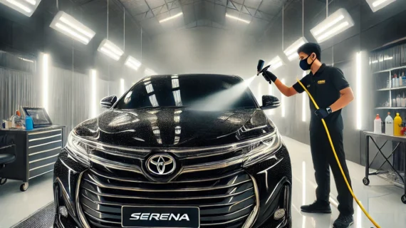 Nano Coating Mobil Toyota Serena: Proteksi Premium untuk MPV Keluarga! 🚗✨