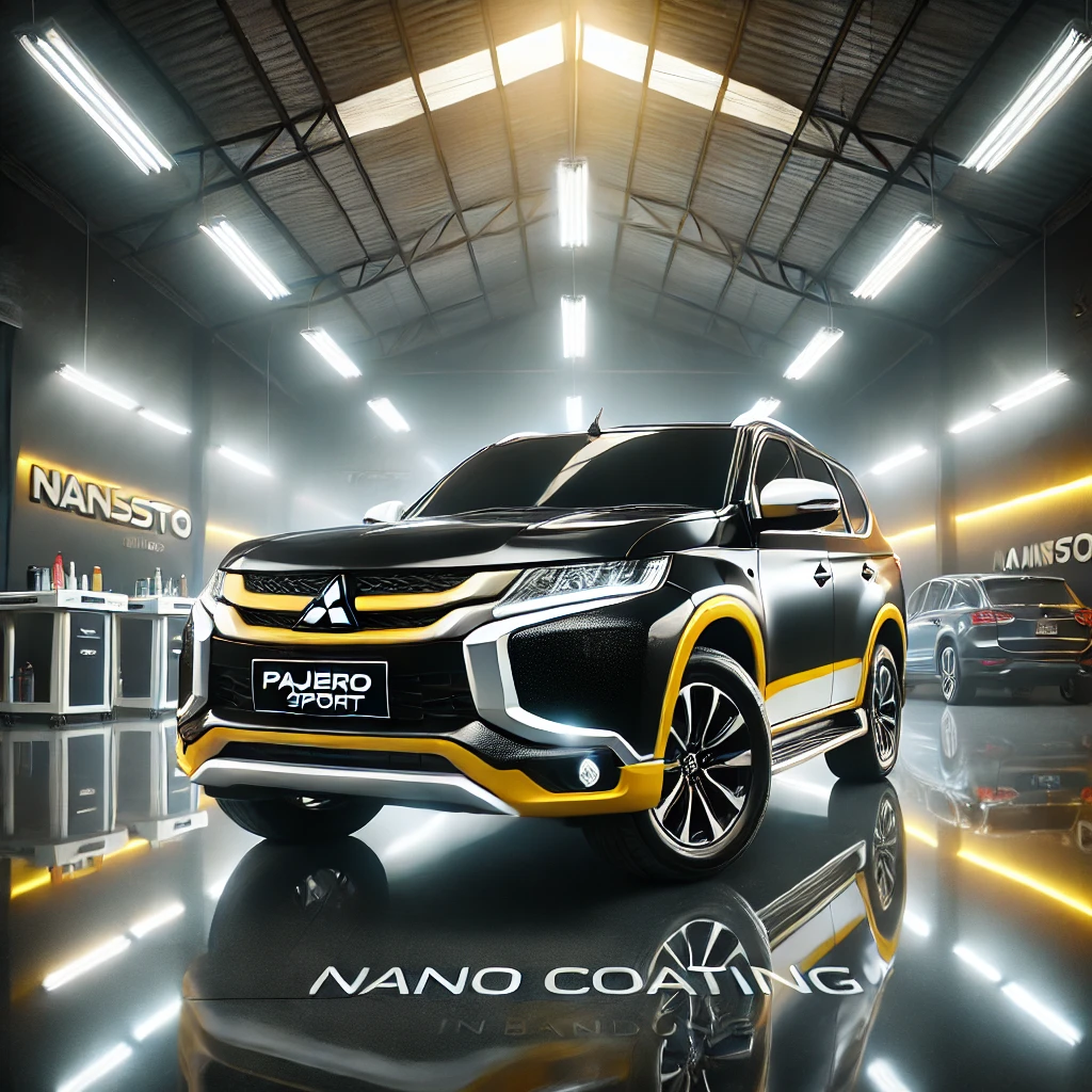Nano Coating Mitsubishi Pajero Sport – SUV Kinclong & Perlindungan Maksimal