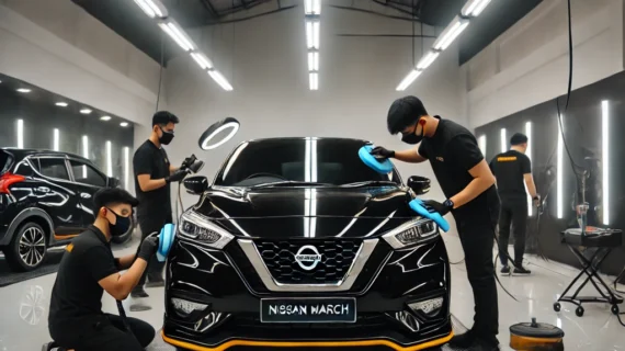 Auto Detailing Mobil Nissan March di Bandung: Bikin City Car Kesayangan Selalu Fresh & Kinclong!