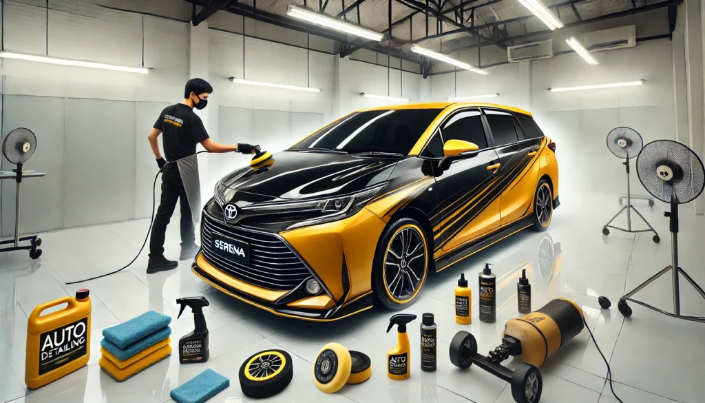 Toyota Serena Kinclong dengan Detailing Premium di Bandung