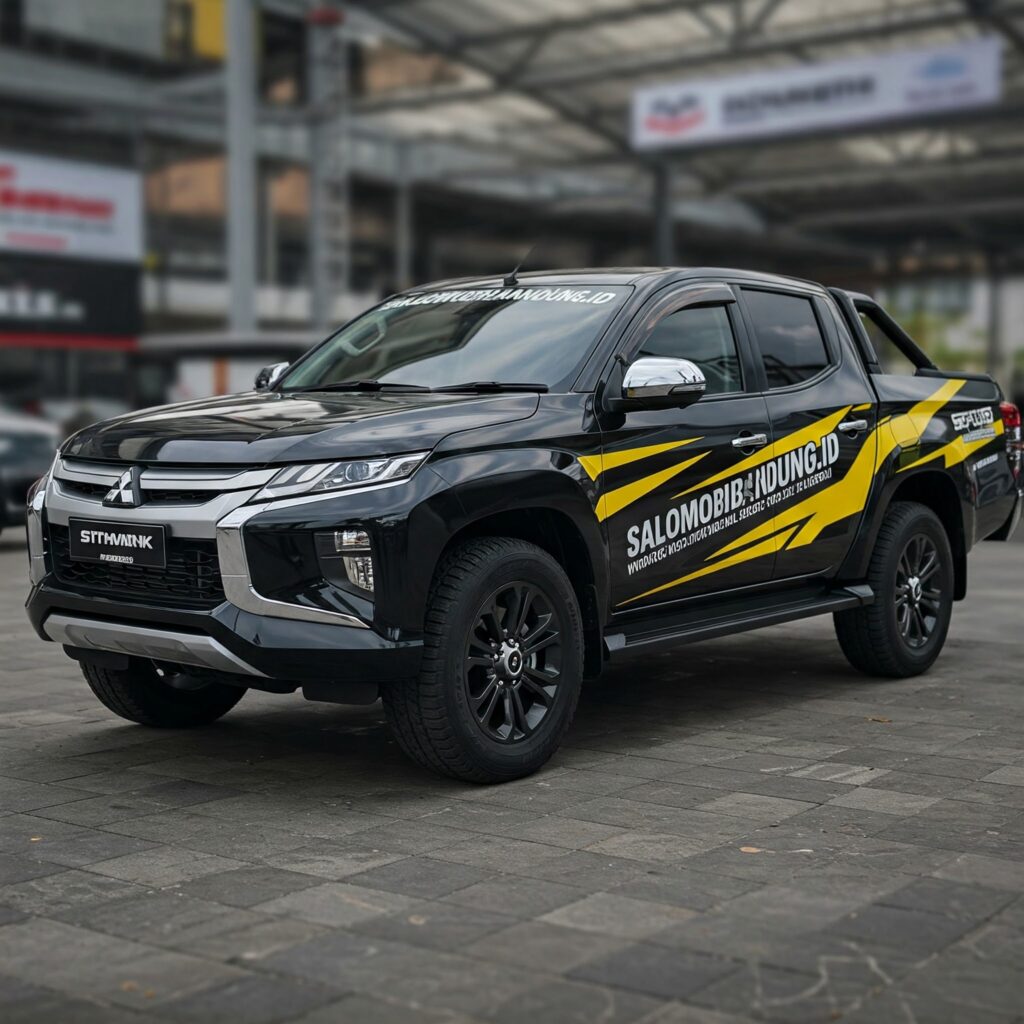 Tempat Detailing Mitsubishi Strada di Bandung – proses polishing