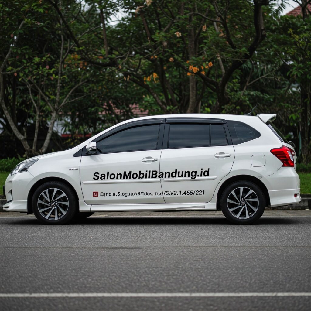 Tempat Detailing Toyota Calya di Bandung – Calya kinclong setelah detailing nano ceramic