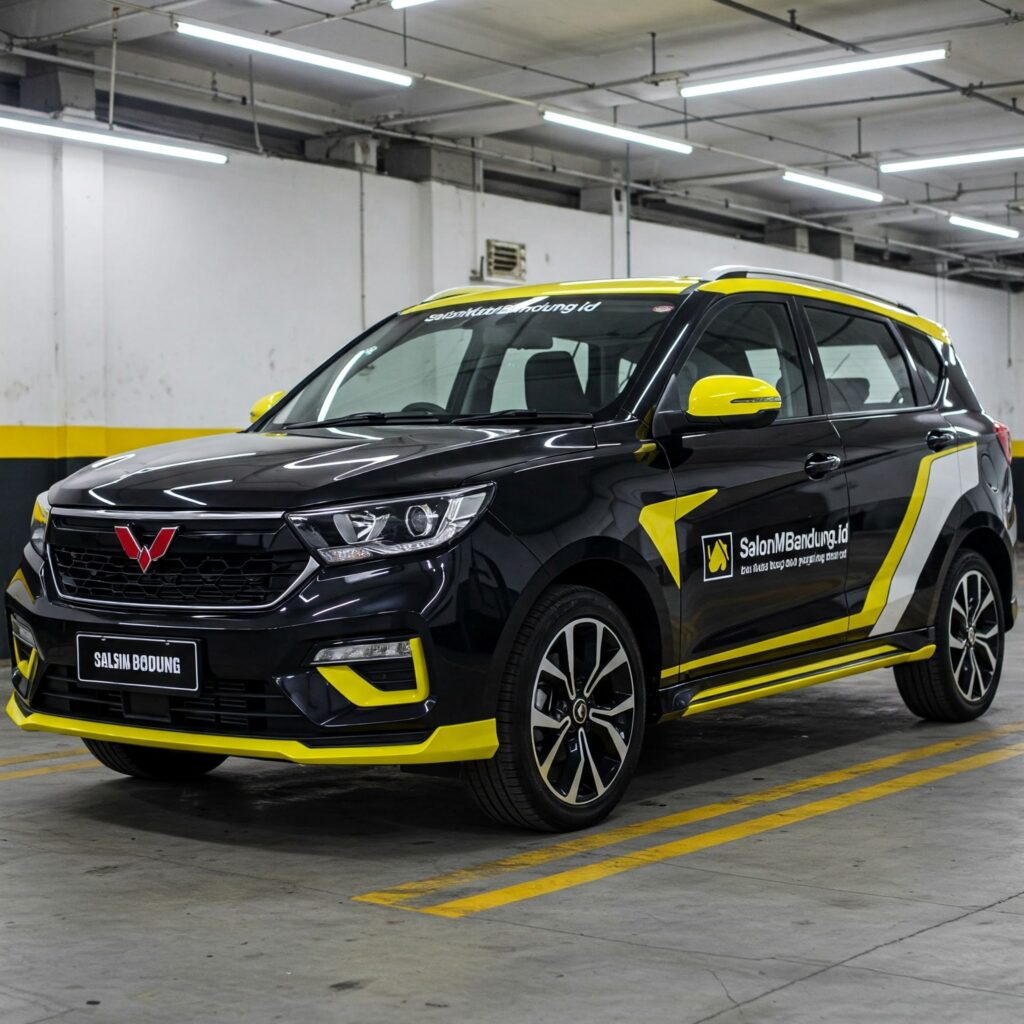 Hasil akhir kilap Nano Ceramic Coating Wuling Formo