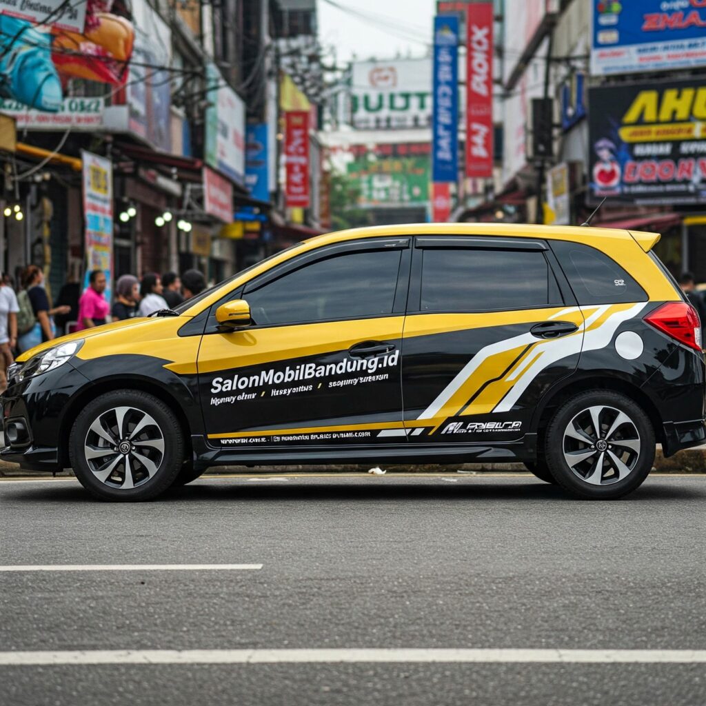Hasil akhir kilap Nano Ceramic Coating Honda Mobilio
