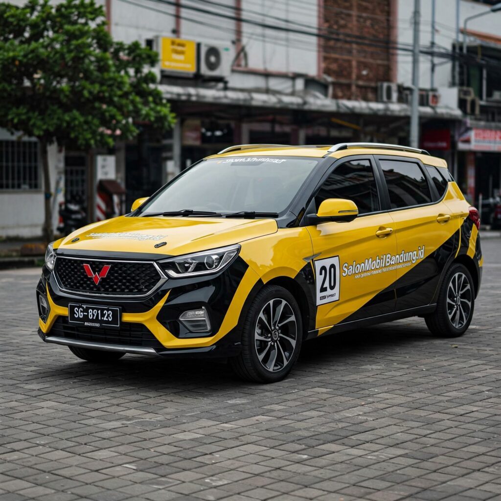 Proses Nano Ceramic Coating Wuling Cortez Di Bandung
