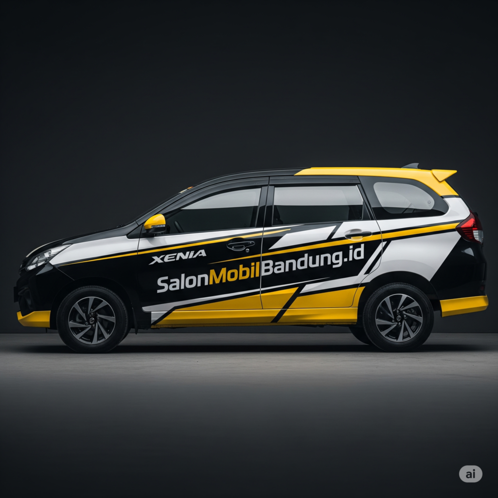 Proses aplikasi nano ceramic pada Daihatsu Xenia di Bandung