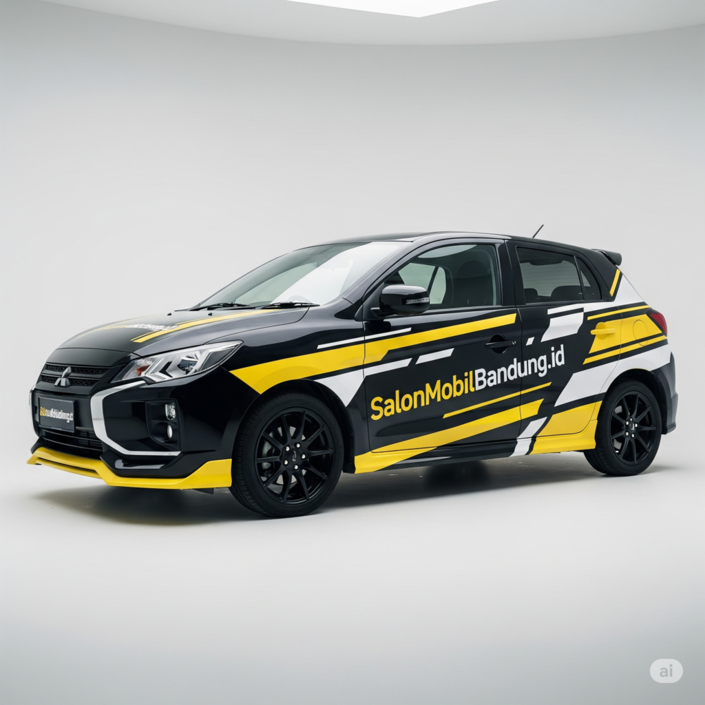 Proses aplikasi nano ceramic pada Mitsubishi di Bandun