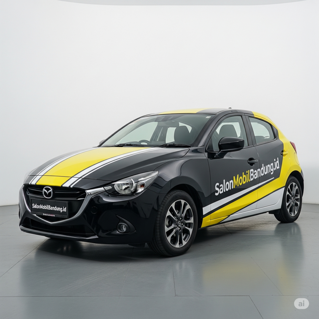 Nano Ceramic Mazda 2 di Bandung – kilap mirror finish
