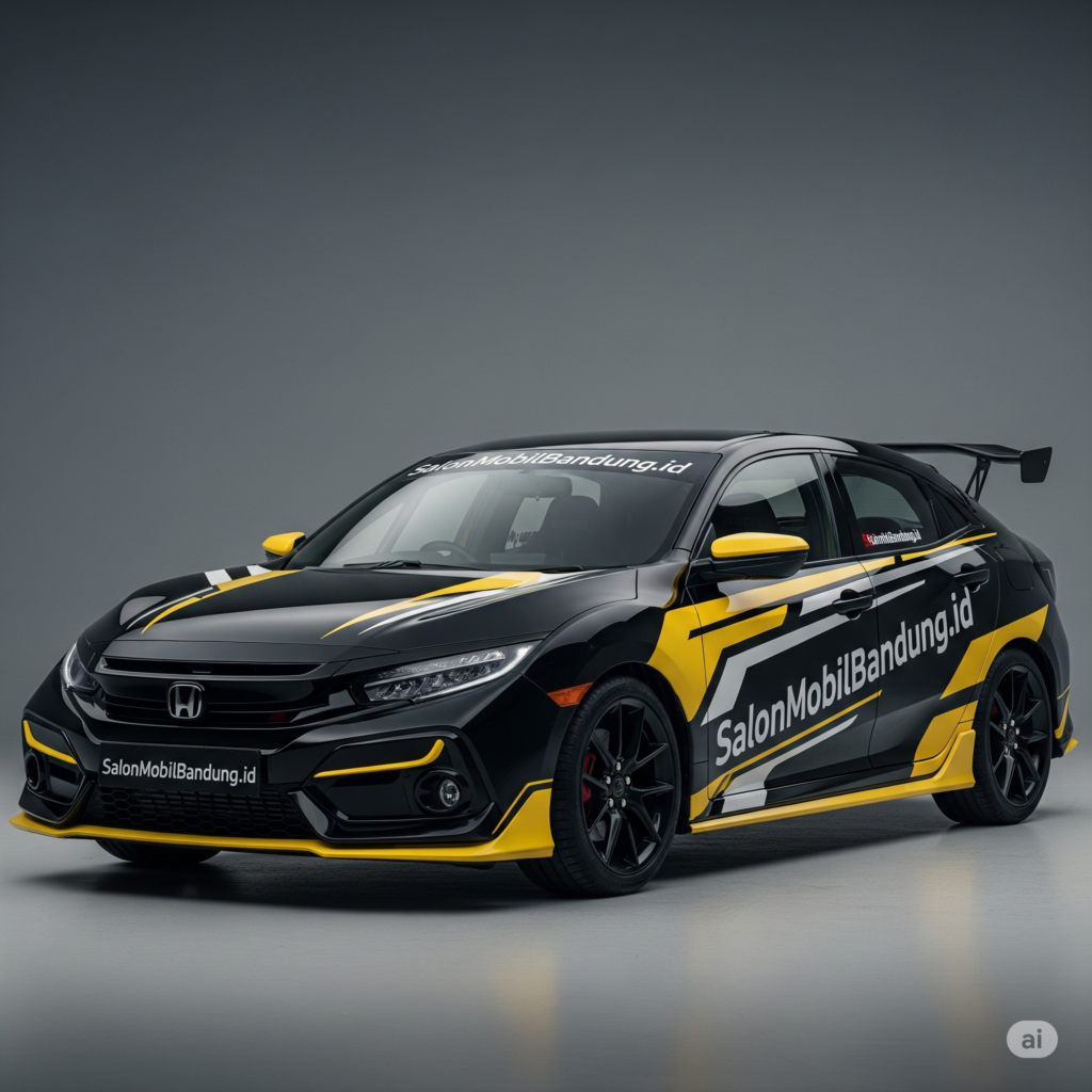 Nano Ceramic Civic Turbo Hatchback di Bandung sebelum aplikasi