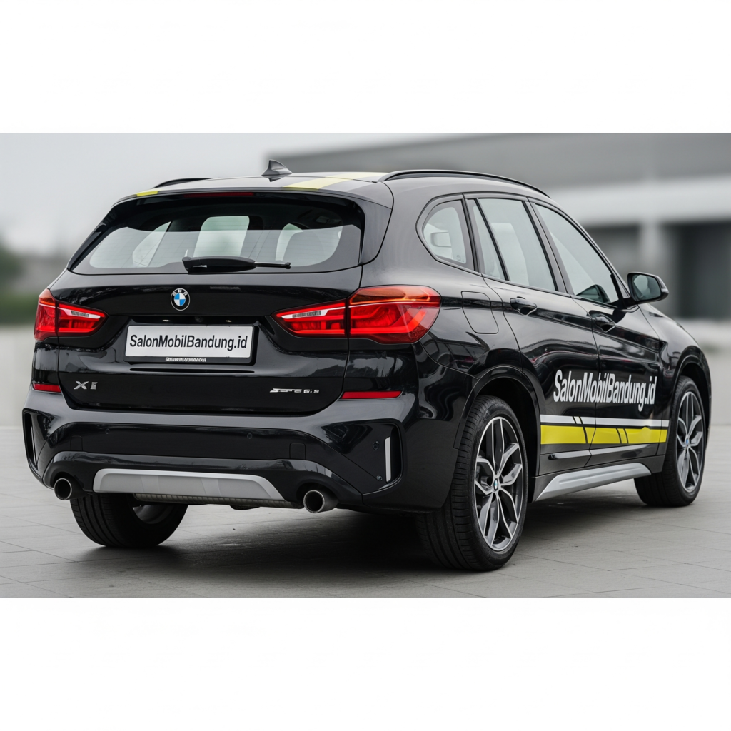 Nano Ceramic BMW X1 di Bandung dengan hasil kilap maksimal
