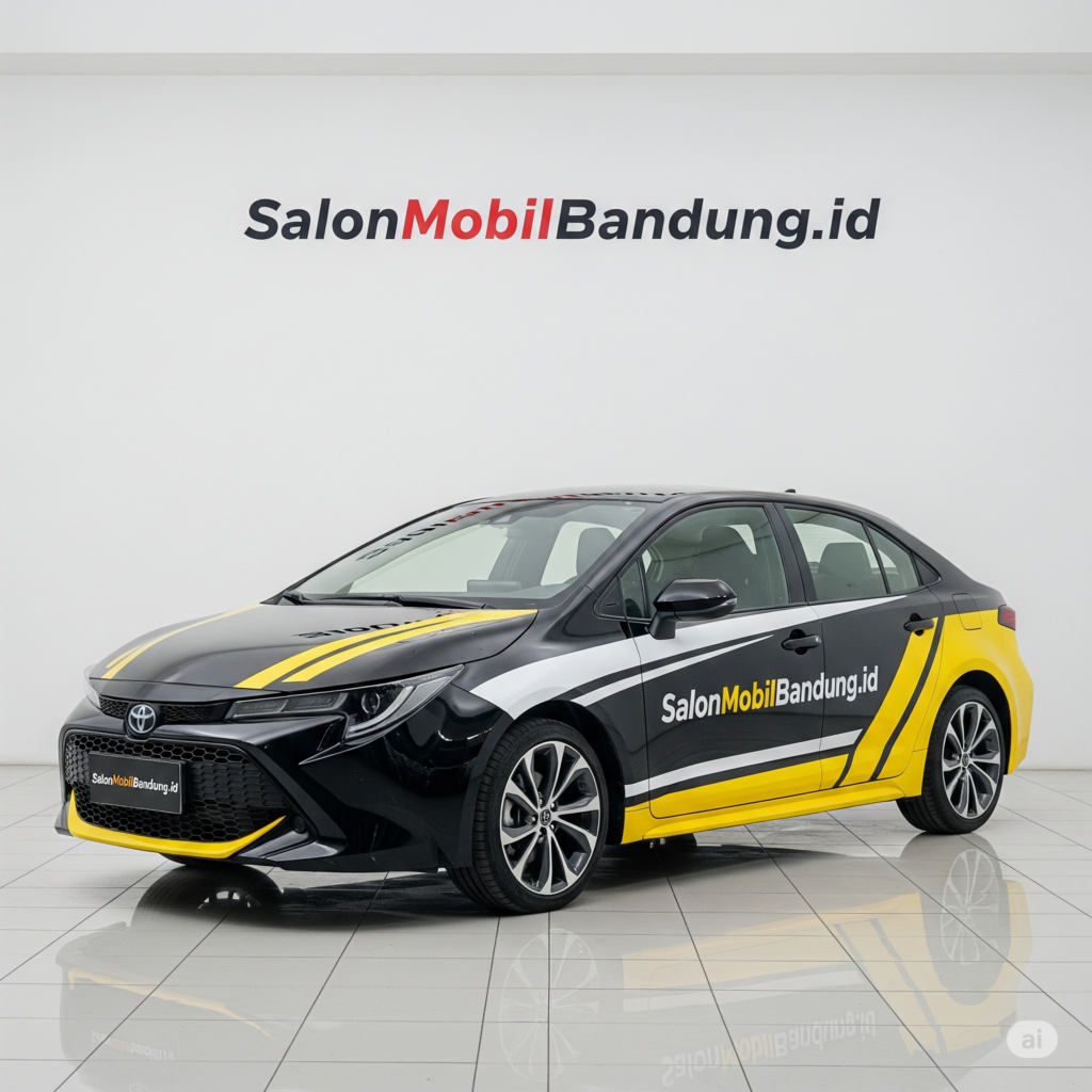 Proses nano ceramic Toyota New Corolla di Bandung