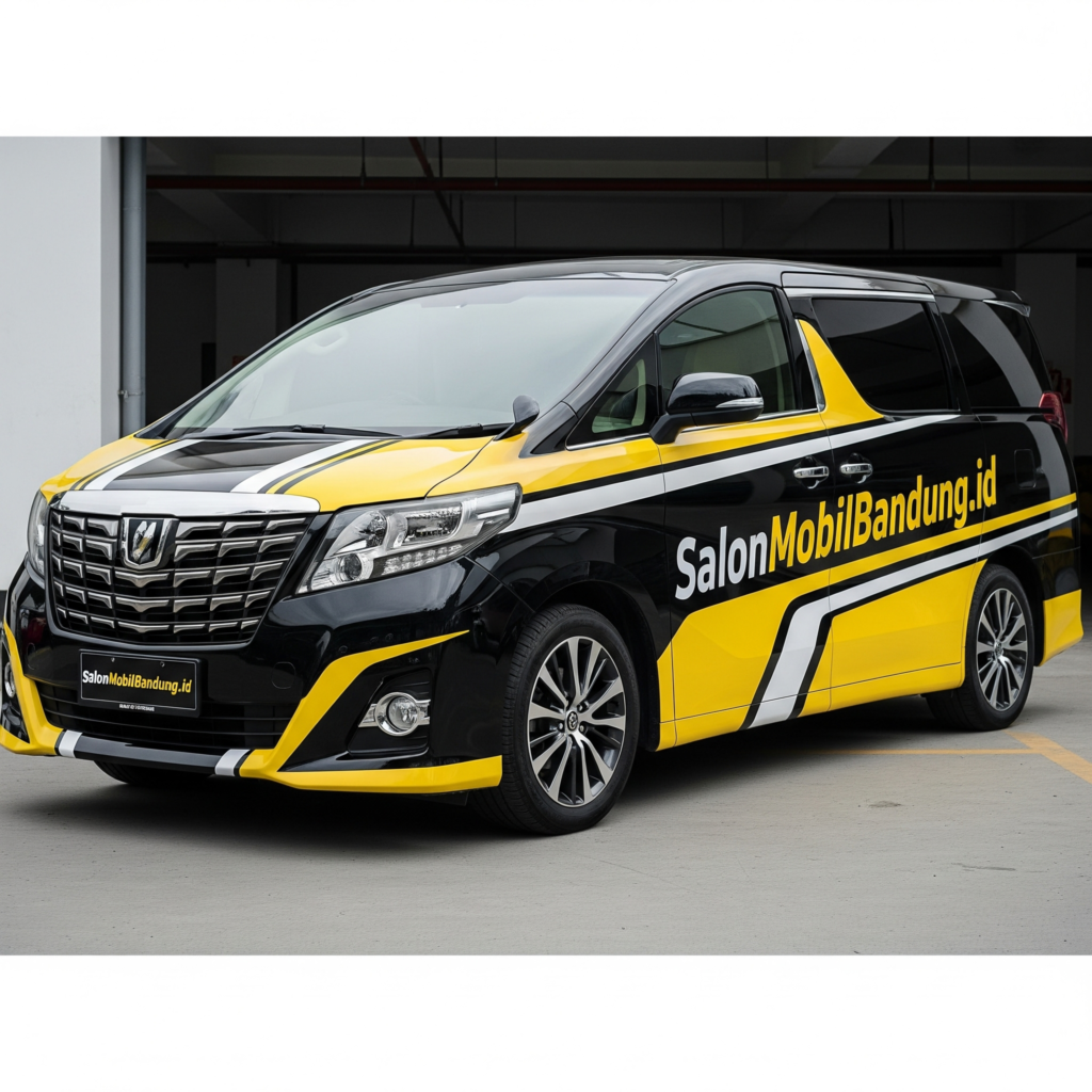 Proses nano ceramic Toyota Alphard di Bandung