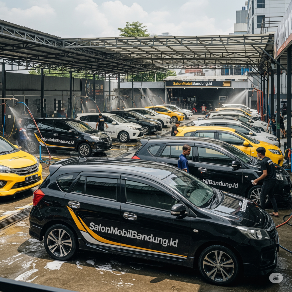 cuci mobil di bandung foam cannon
