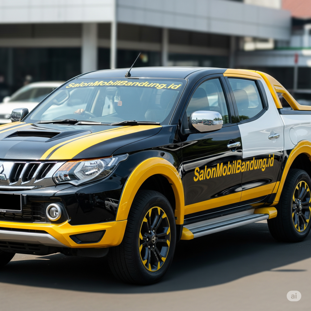 Proses pemasangan Nano Ceramic di Mitsubishi Strada
