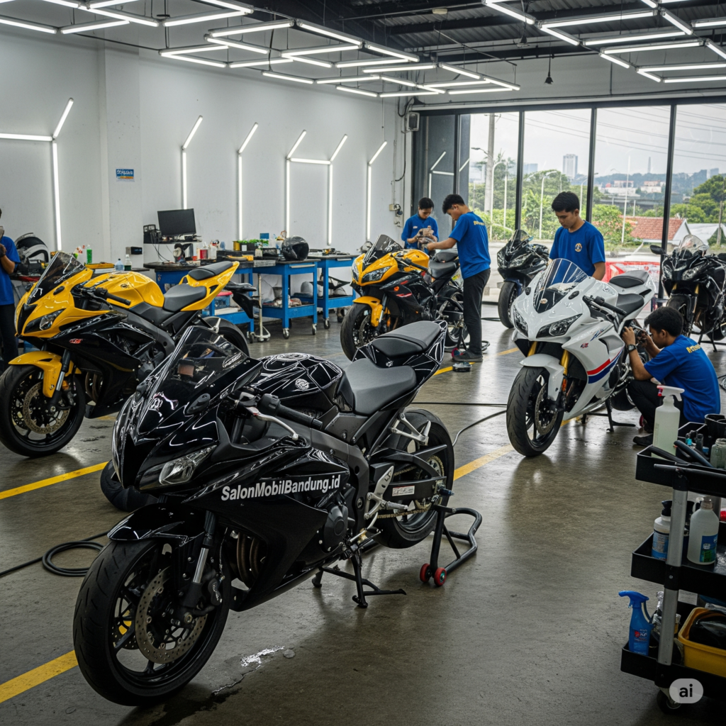 Nano coating motor Di Kota Cimahi