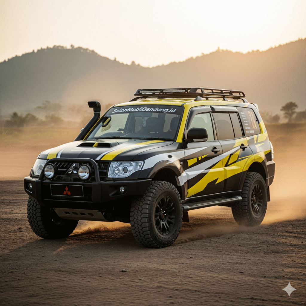 AutoDetailing mobil Pajero di Kota Cimahi eksterior kinclong