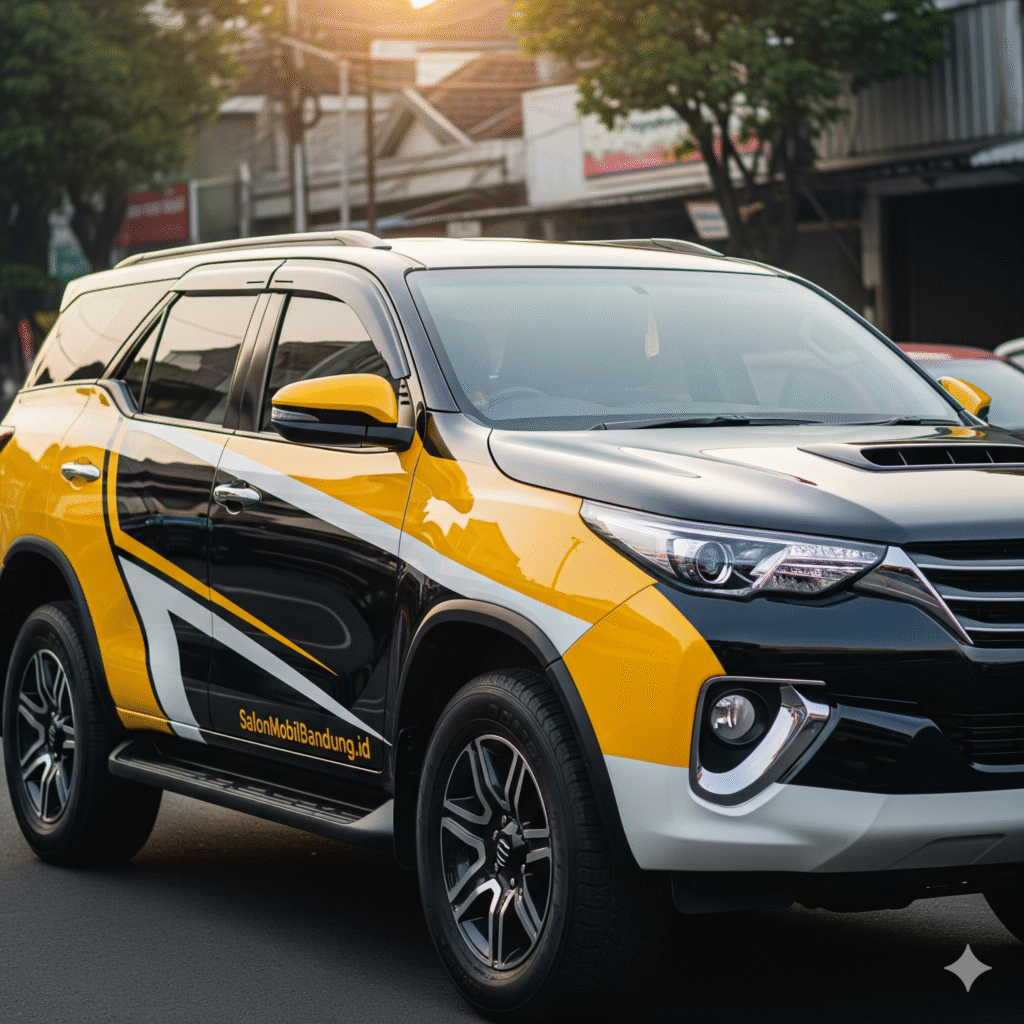 Autodetailing mobil Fortuner di Kota Cimahi